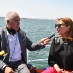 أنيس الحرزي ونبيلة عبيد يقدمان برنامج مواسم الخير على ضفاف البحيرة حول جزيرة شكلي