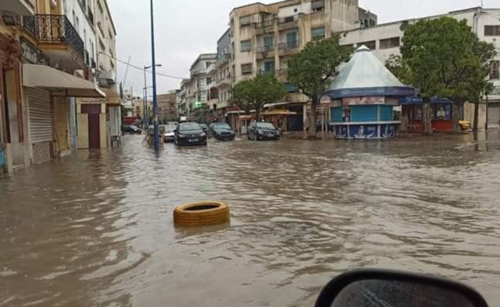 بنزرت :الأمطار تكشف هشاشة البنية التحتية والطرقات.