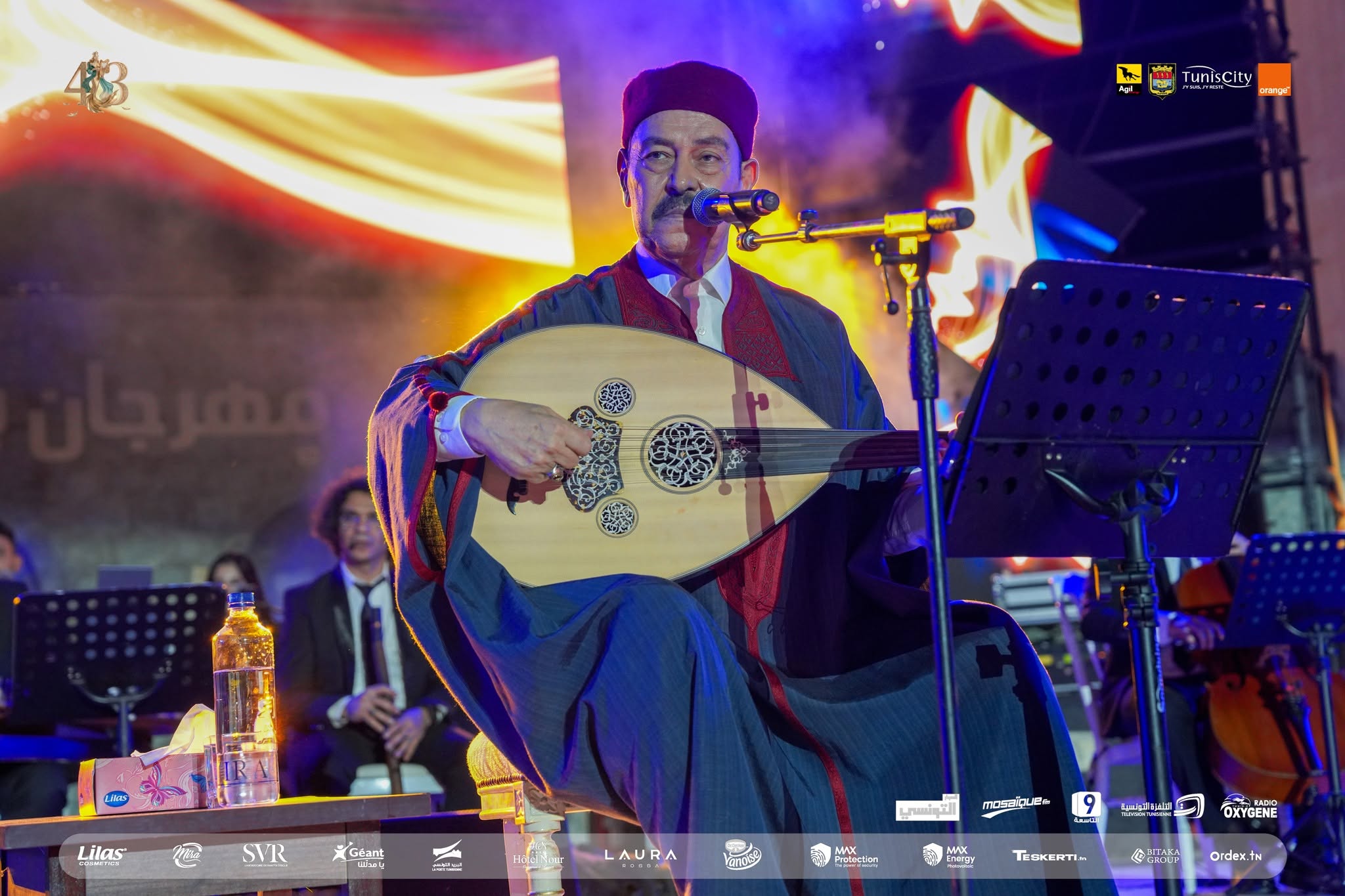 مهرجان بنزرت الدولي لطفي بوشناق… ليلة من الفن الأصيل.